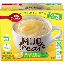 Cool in pans 10 minutes; Betty Crocker Lemon Cake Mug Treats 4 Count 11 8 Oz Cake Mix Meijer Grocery Pharmacy Home More