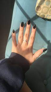 Medium Coffin Black Nails Long Black Nails Short Black Nails Coffin Nails Squoval Nails Acrylic Nails Coffin Short Square Acrylic Nails