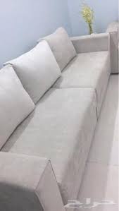 كنب للبيع اخو الجديد قماش شمواه 3 قطع