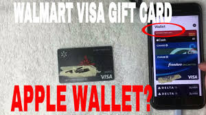Maybe you would like to learn more about one of these? Can You Use Walmart Visa Gift Card On Apple Pay Wallet Youtube