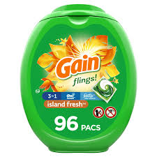 Tide pods laundry detergent pacs, original scent, 72 count. Gain Flings Island Fresh 96 Ct Laundry Detergent Pacs Brickseek