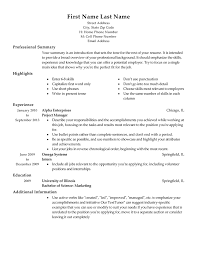 Traditional Resume Templates To Impress Any Employer Livecareer