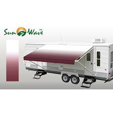 16 ft replacement awning fabric. Rv Awning Replacement Fabric 16 Approx Width 15 2 Burgundy Fade From Sunwave Walmart Com Walmart Com