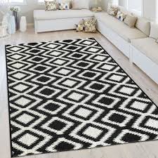 In Outdoor Teppich Rauten Design Schwarz Weiss Teppich Raute Teppich Teppich Sisal