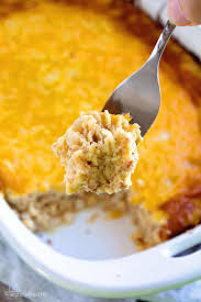 I'm using an old southern favorite known as hoop cheese in this recipe, but any good cheddar cheese will work for you. Corned Beef Hash Overnight Breakfast Casserole Julie S Eats Treats