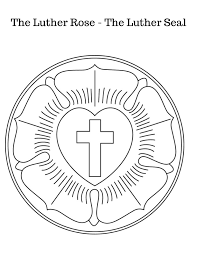 Free Reformation Themed Ebook Luther Rose Rose Coloring Pages Reformation