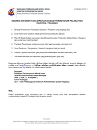 Adapun permohonan yang disampaikan dalam surat ini sangat beragam. Od 1 Borang Permohonan Pelanjutan Penajaan Dikemaskini