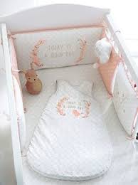 Tour De Lit Modulable Theme Birdy Love Vertbaudet Enfant Literie Bebe Literie Bebe Fille Lit Bebe Fille