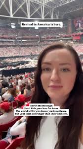 Revival in America is here. Don’t hide your love for Jesus. Be the example  for those that are looking for Him❤️, To see 70,000 people singing to Jesus  with a completely filled stadium for Charlie ...