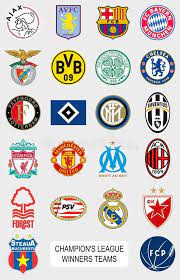 European Football Teams Logos Vector Official Logos Collection Of The Most Impo Sponsored Vector Football Team Logos European Football Team Logo Design