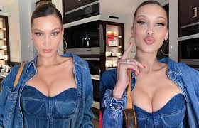 Bella hadid is calling out instagram after she said the site removed a post about her palestinian heritage. Instagram Bella Hadid Wears Denimcratic To Gigi S Birthday Hadidscloset