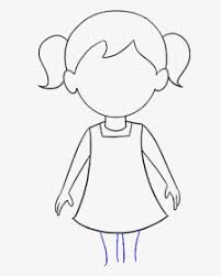 Do you want to draw easy pencil drawings and don't know where to start? Drawings Of Little Girls Easy Hd Png Download Transparent Png Image Pngitem