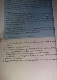 Jawaban bahasa indonesia halaman 154 kelas 11 berikut ini adalah jawaban bahasa indonesia halaman 154 kelas 11 yang bisa anda download secara gratis di website kami. Apa Jawaban No 2 Di Buku B Indonesia Kelas Xi Semester 1 Brainly Co Id