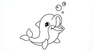 Cara menggambar dan mewarnai ikan hiu dengan mudah menggunakan via youtube.com. Kumpulan Berbagai Gambar Lumba Lumba