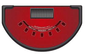 Full Layout For Ace High New Red Blackjack Table Felt No Logos Blackjack Layout Felt
