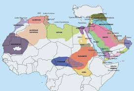 Map Of Different Arabic Dialects From The Arab World In 2020 Arabic Dialects Map Dialect