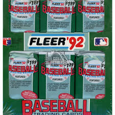 1 online source to buy and sell baseball cards and all cards. 1992 Fleer Baseball Jumbo Box Steel City Collectibles