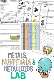 An Inquiry Lab To Help Students Discover The Properties That Differentiate Metals Nonmet Middle School Chemistry Teaching Chemistry Science Teaching Resources