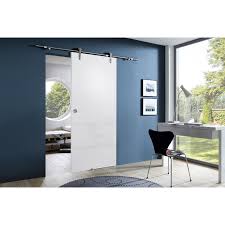 Obi Holz Schiebetur Weiss Fur Offenes Laufrollensystem 90 Cm X 205 Cm Kaufen Bei Obi