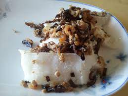 Steam Rice Cake With Ground Pork Toppings Rice Cakes Food Steamed Rice Cake