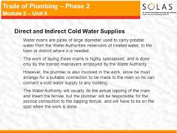 Indirect water system *water going to overhead tank and then water is supplied to different floors by gravity. Domestic Hot And Cold Water Services Ppt Video Online Download