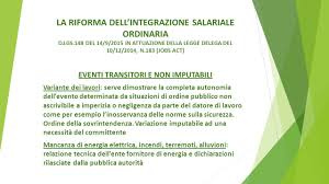 La Cassa Integrazione Ordinaria A Cura Di Michele De Carlo Ppt Scaricare