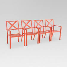 Afton X Back Patio Dining Chair Threshold Patio Dining Chairs Metal Patio Chairs Plastic Patio Chairs