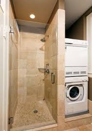 Bath Stacking Washer Dryer Design Ideas Pictures Remodel And Decor Laundry In Bathroom Laundry Room Bathroom Small Bathroom