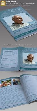 Refresh Funeral Program Template With Images Funeral Program Template