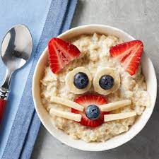 Kitty Cat Oatmeal Bowl Recipe Breakfast For Kids Breakfast Recipes Kids Healthy Kids Breakfast Recipes