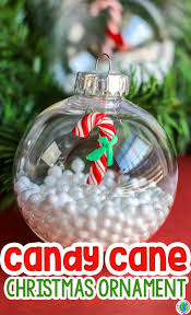A little glue, some glitter, and a few basic craft supplies equal loads of easy christmas ornaments for kids to make. Candy Cane Diy Christmas Ornament For Preschoolers