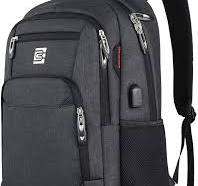 Laptop Backpack,Business Travel Anti Theft Slim Durable Laptops Backpack with USB Charging Port,Water Resistant College Computer Bag for Women & Men ...