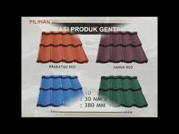 Genteng metal genteng keramik, genteng beton, rangka baja atap, batu bata, atap transparan, genteng. Jual Genteng Metal Gajah Harga Genteng Metal Distributor Genteng Gajah Youtube