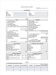 The Glamorous Free 7 Personal Financial Statement Form In Sample Example With Regard To Bla In 2020 Personal Financial Statement Statement Template Business Template
