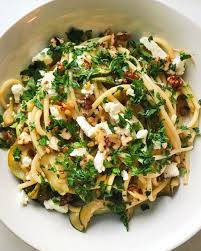 Nyt Cooking On Instagram Alisoneroman S Pasta With Zucchini Feta And Fried Lemon Is Best Served At Room Temperature After Being Carted To An Outdoor Locati