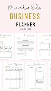 Small Business Planner Small Business Printable Planner Home Business Expense Tracker Business Template Business Printable Business Planner Printables Small Business Planner Business Planner