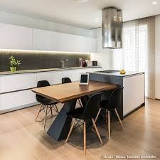 Mi Piace 140 Commenti 2 Houzz Italia Houzzitalia Su Instagram La Cucina Dei So Kitchen Room Design Kitchen Interior Kitchen Island And Table Combo