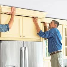 Add Crown Molding To Give Cabinets Extra Personality And Make Installation Easier By Kitchen Cabinet Crown Molding Installing Kitchen Cabinets Kitchen Soffit