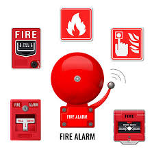 Fire Alarm System Icons Set Royalty Free Cliparts Vectors And Stock Illustration Image 134946077