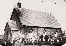 A Church Of England Denominational School In Dunolly West Of Bendigo In Victoria In 1861 State Library Australia History Church Of England History Teachers