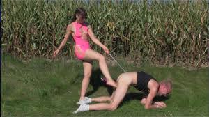 Preview Lucy Vendetta - Outdoor Ballbusting: German BDSM Porn