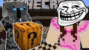 The lucky block challenge games is one of the many series (and one of the most popular) that popularmmos have made. Minecraft Spooky Trolling Games Lucky Block Mod Modded Mini Game Youtube
