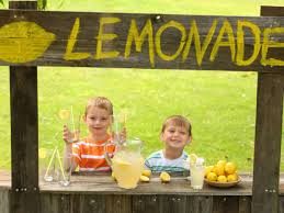 Sainted and Tainted: Free lemonade-stand lemonade for a father