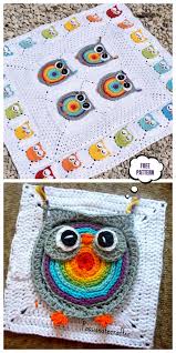 Buy on amazon buy on bed bath & beyond buy on adenandanais.com. Owl Granny Square Blanket Crochet Patterns Diy Magazine