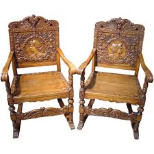 Pair Of Antique Renaissance Style Walnut Wood Chairs 1stdibs Com Walnut Wood Chair Antiques Wood Chair