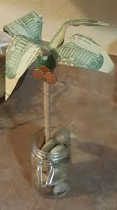 Money Origami Palm Tree Hawaiian Gift Palme Basteln Origami Hochzeit Geld Falten