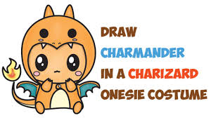 Check spelling or type a new query. How To Draw Charmander Wearing A Charizard Costume Onesie With A Hood Easy Step By Step Drawing Tutorial For Kids How To Draw Step By Step Drawing Tutorials