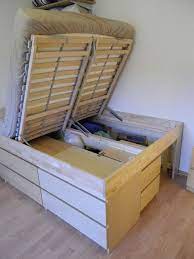 In fact, the platform bed above was made from just a few stolmen drawers. Diy Lift Top Storage Bed Your Projects Obn