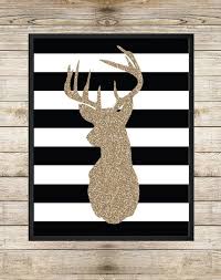Black And White Deer Wall Art Pin On Southern Spruce