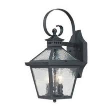 Where outdoor wall sconces work best. Hampton Bay Wall Mount Outdoor Wall Lantern